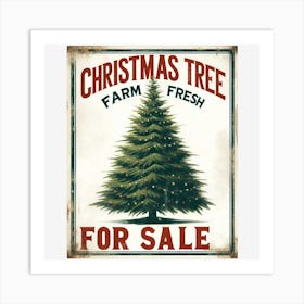 Christmas Tree Farm Fresh For Sale Art Print