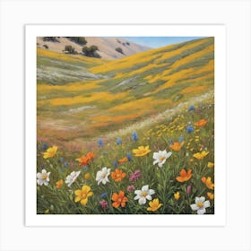 California Wildflowers Art Print 2 1 Art Print