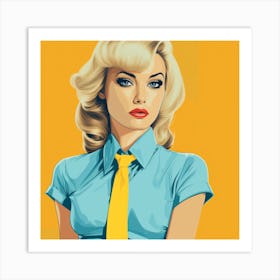 Pinup Girl 1 Art Print