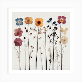 Flowers On A Table 1 Art Print