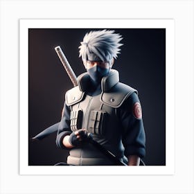 Kakashi Sensei Art Print