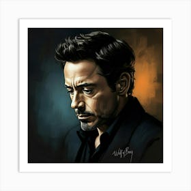 Robert Downey Jr 1 Art Print