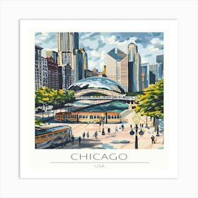 Chicago Gil Art Print