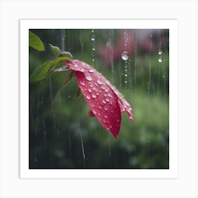 Rain Stock Videos & Royalty-Free Footage Art Print