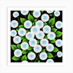 Chrysanthemums 30 Art Print