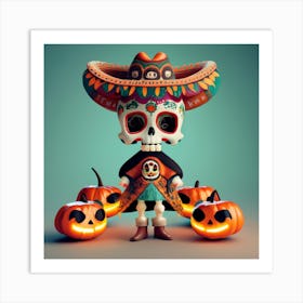 Day Of The Dead 3 Art Print