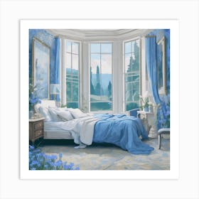 The Bluebell Hotel Art Print