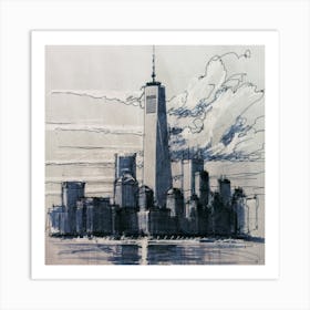 New York City Skyline 5 Art Print