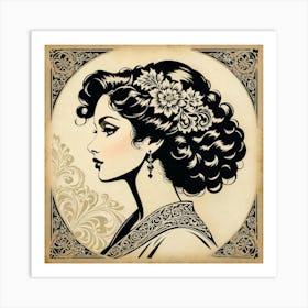 Victorian Woman Art Print