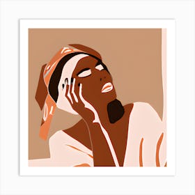 Portrait Of A Woman 5 Art Print