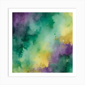 Abstract Watercolor Painting 8 Art Print