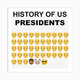 History Of Us Presidents Fb2lz Art Print