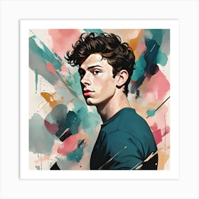 Shawn Mendes Ar1 Art Print