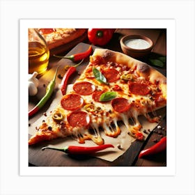 Pizza3 Art Print