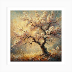 Blossoming Cherry Tree Art Print