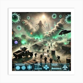 Vx T1 Plague Emitter Impact Art Print