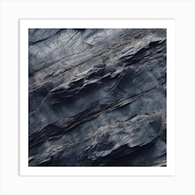 Texture Of A Rugged Mountain Art Print