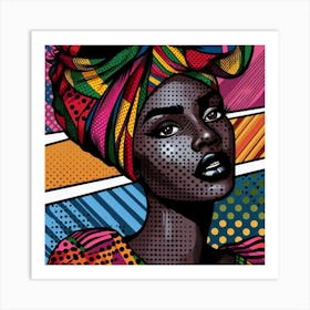 Inioluwa Pop African Woman Art Print