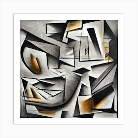 Puzzled Art Print