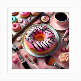 Lovely Donut Art Print