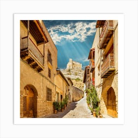 Narrow Street In Spain Poster