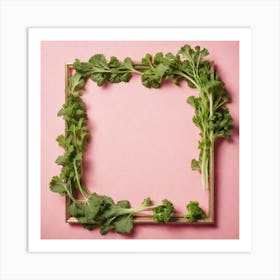 Frame Of Greens 2 Art Print