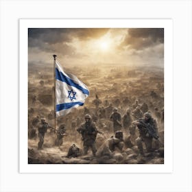 Israeli Army Art Print