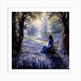 Impressionist Threads: Secluded Paradise Art Print