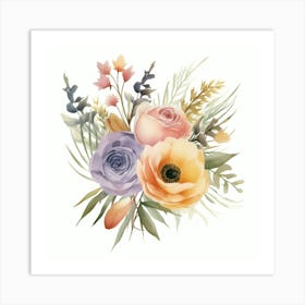 Bouquet Of Flowers 6 Art Print