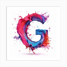 Letter G Art Print