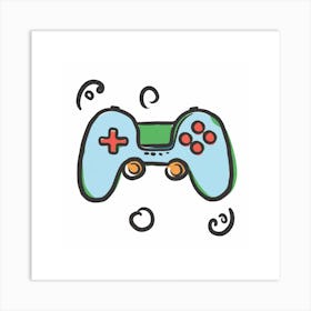 Video Game Controller 9 Art Print