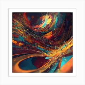 Abstract Painting 3 Art Print