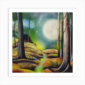 Twilight Forest Art Print