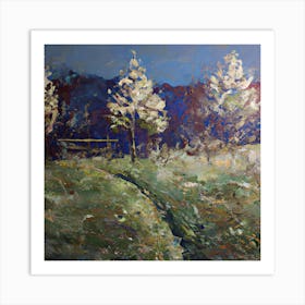 Nature Oil Painting Art Print