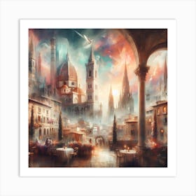 Florence Cityscape Art Print