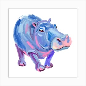 Hippopotamus 12 Art Print