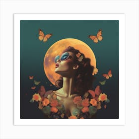 Moon Shades Art Print