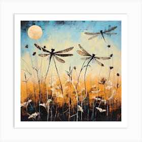 Dragonflies 17 Art Print