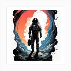 Space Explorer Art Print