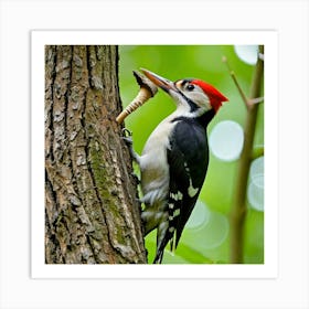 Woodpecker 5 Art Print