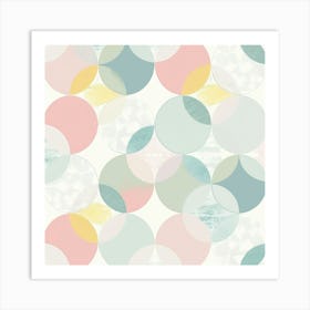 Abstract Circles 1 Art Print