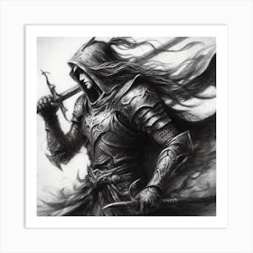 Dark Knight Art Print