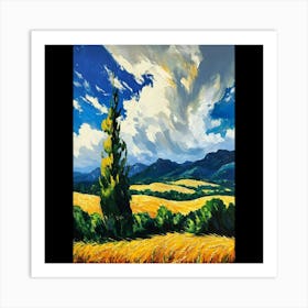 Wheat Field Art Print