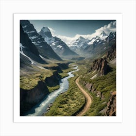 Russian Alps 1 Art Print