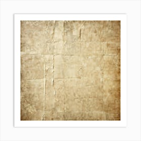 Abstract Pattern Swirling Across Vintage Crumpled Paper Textures Of Both The Creases And Paper Fibe 2 1 Art Print