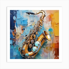 Saxophone 6 Art Print