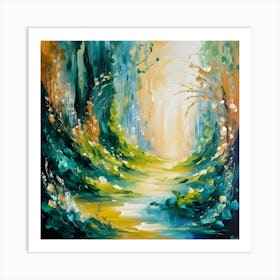 Forest Path 4 Art Print