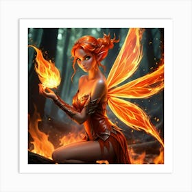 Fairy Fire Art Print