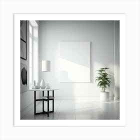 White Room Stock Videos & Royalty-Free Footage Art Print