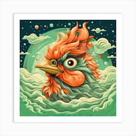 Rooster 1 Art Print